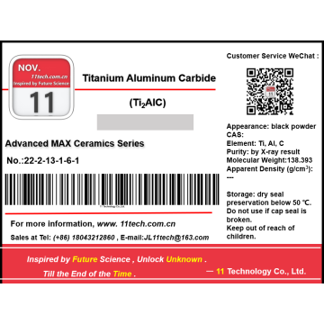 Superfine aluminiumskarbid Max Import af Ti2alc -pulver